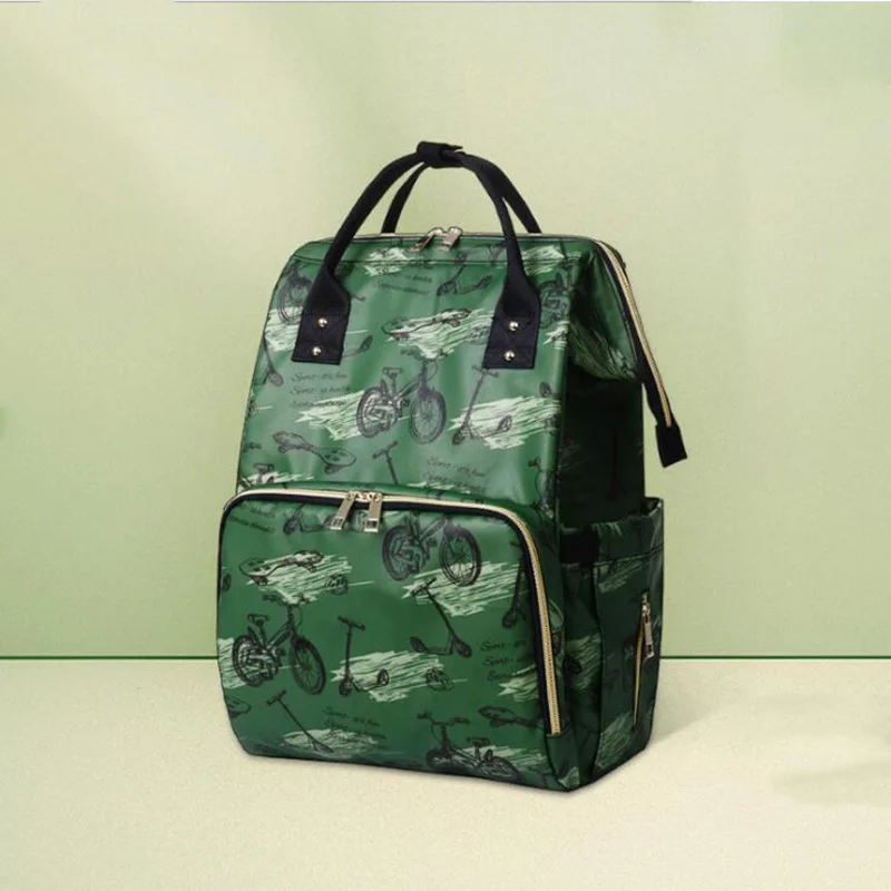 

Newborn Large Stroller Bag Mummy Maternity Backpack Nappy Diaper Bags Printing baby Nursing Portable BNM008