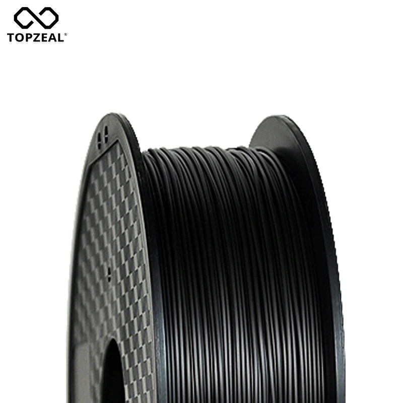 Fibra de Carbono Usado para Impressora Topzeal Alta Qualidade Abs pc Petg pa Filamento 1.75mm Plástico Borracha Materiais Consumíveis 3d Pla - - Imagem 2
