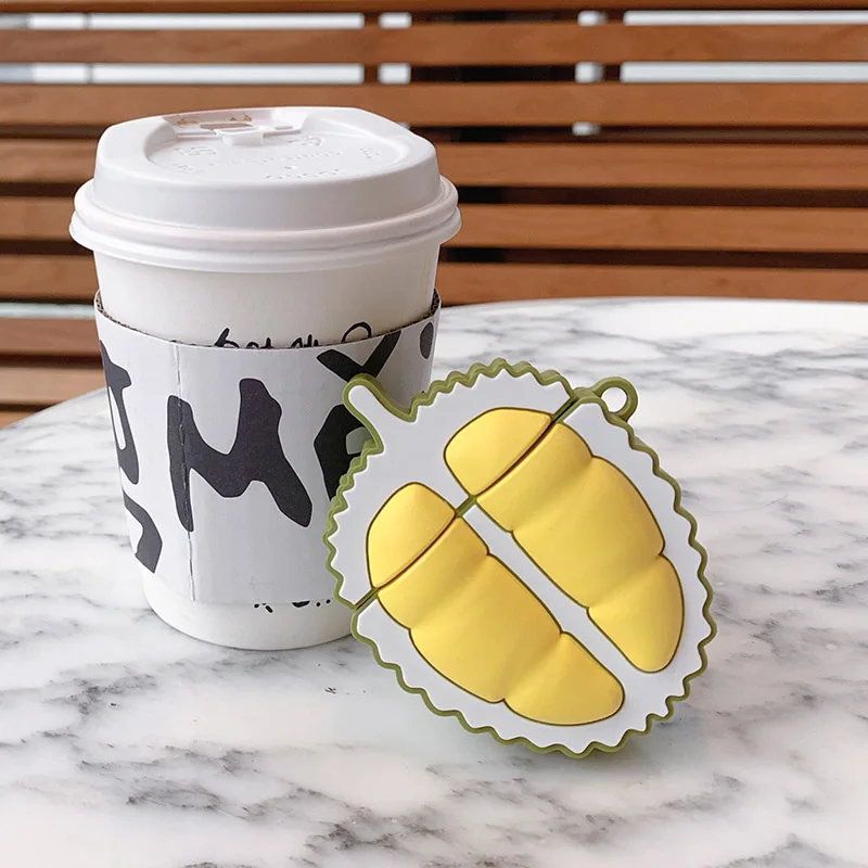 Чехол для наушников Durian для Apple Airpods 2 1 Air Pods, чехол, милый чехол для наушников AirPod, силиконовый защитный чехол для гарнитуры