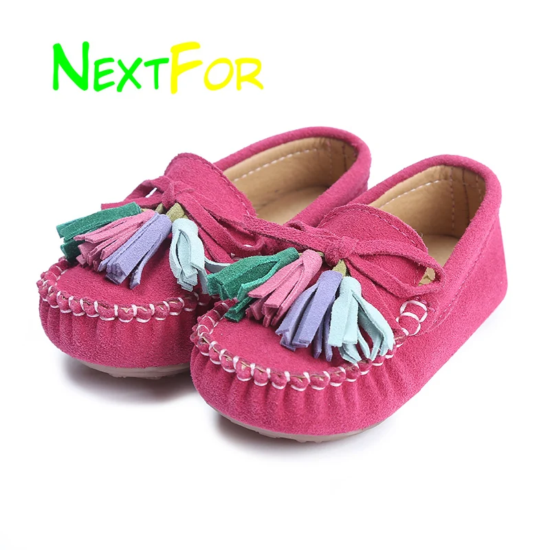 

2019 Fashion Girls Loafers Slip On Casual Sneakers for Kids Children Walking Footwears Little Girls Loafers Cheap