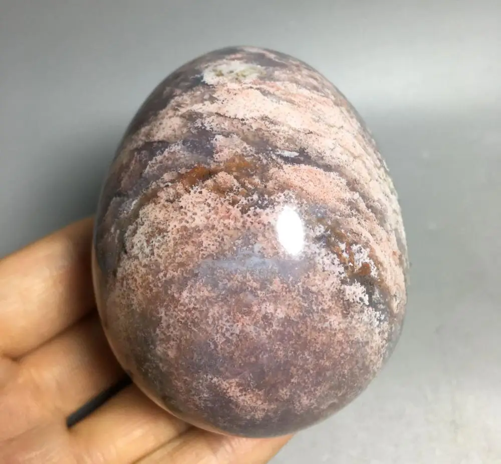 

270g Beautiful Natural crystal healing Home decoration polishing beautiful Ocean jasper egg