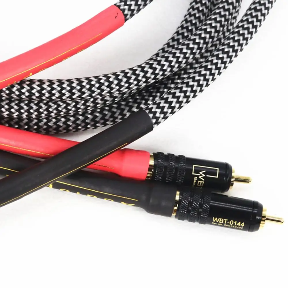 Мультимедийный аудио кабель collime Hifi 2RCA с разъемом QED Signature OFC RCA позолоченный