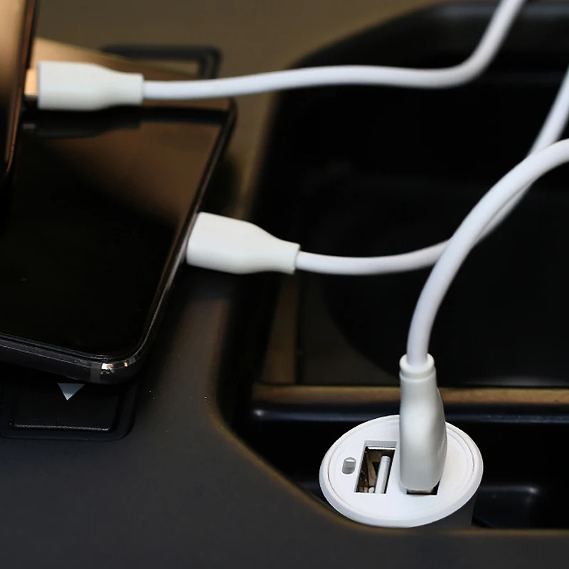 Remax 2.4A двойной зарядное устройство Usb 5 В/2.4A Быстрая зарядка планшет автомобильное Usb зарядное устройство с кабелем 3 в 1 для Iphone Apid Xiaom Samsu