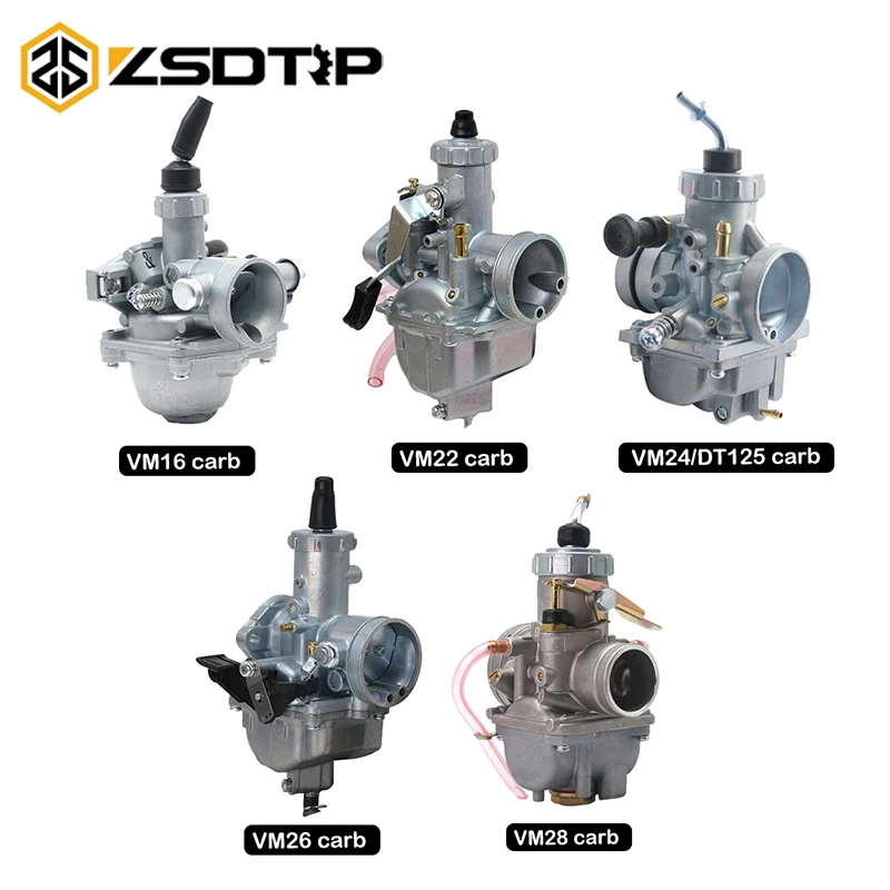 Карбюратор ZSDTRP VM16 VM22 VM26 VM28 DT125 карбюратор для мотоцикла Mikuni Dirt pibike ATV QUAD 70cc 90cc 110cc