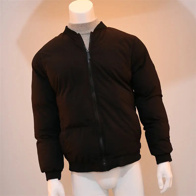 Thicken Winter Warm Cotton Padded Jacket Coat Men Stand Collar Down Jacket Male Heavy Coat Man Outerwear 2019 Black  Friday New 06