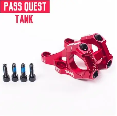 Bicycle Stem Alloy  DJ / AM / FR / DH downhill mountain bike lever 35MM height double shoulder fork handlebar stem PASS QUEST