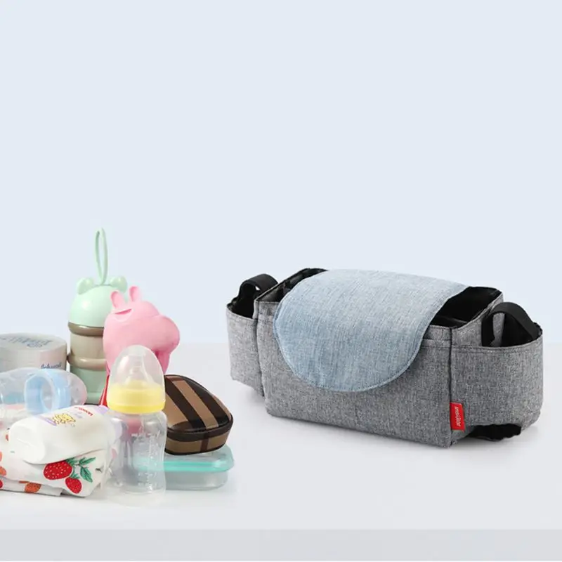 

Portable Mummy Bag Stroller Hanging Organizer for Diaper Clothes Towels Bottle