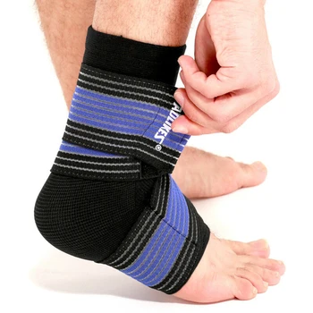 Sport Enkel Stam Wraps Bandages Elastische Ankle Brace Protector Voor Fitness Running Compressie Bandjes Pijnbestrijding