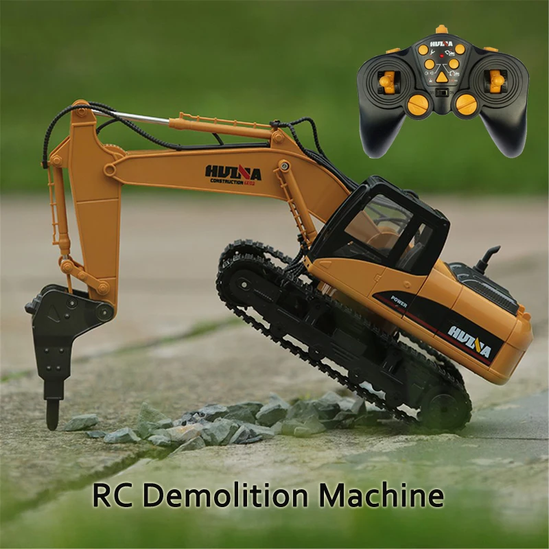 HUINA 1560 1/14 16CH Сплав RC сломанный сверлильный грузовик игрушки инженерное