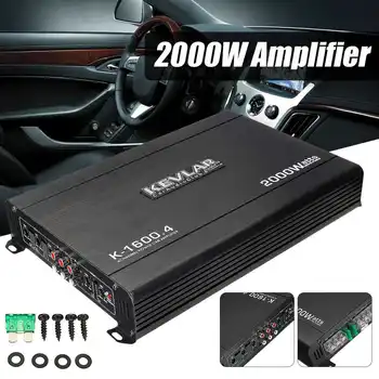 

2000W 4 Channel Car Amplifier Speaker Vehicle Amplifier Power Stereo Amp Auto Audio Power Amplifier Car Audio Amplifier