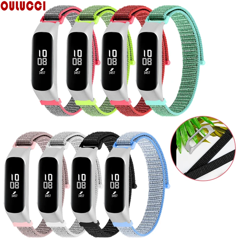 OULUCCI нейлоновый ремешок для часов ремешок на запястье браслет для samsung Galaxy Fit-e R375 Смарт замена часы ремешок аксессуары