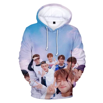 

ATEEZ 3D Printed Hoodies and Sweatshirts Women 2019 Girls Korean Team Clothes ATEEZ Fleece 3D Hooded Coats Streetwear for Winter