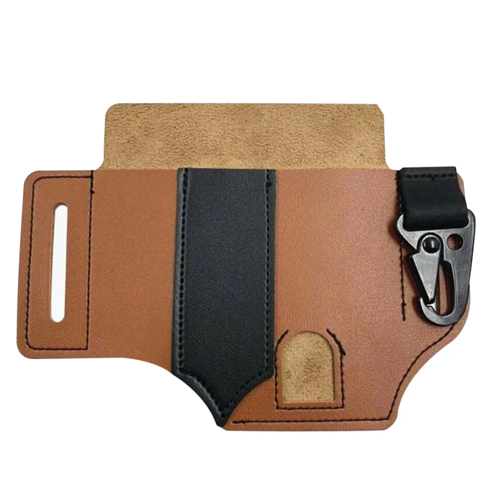 leather edc belt loop waist multitool sheath