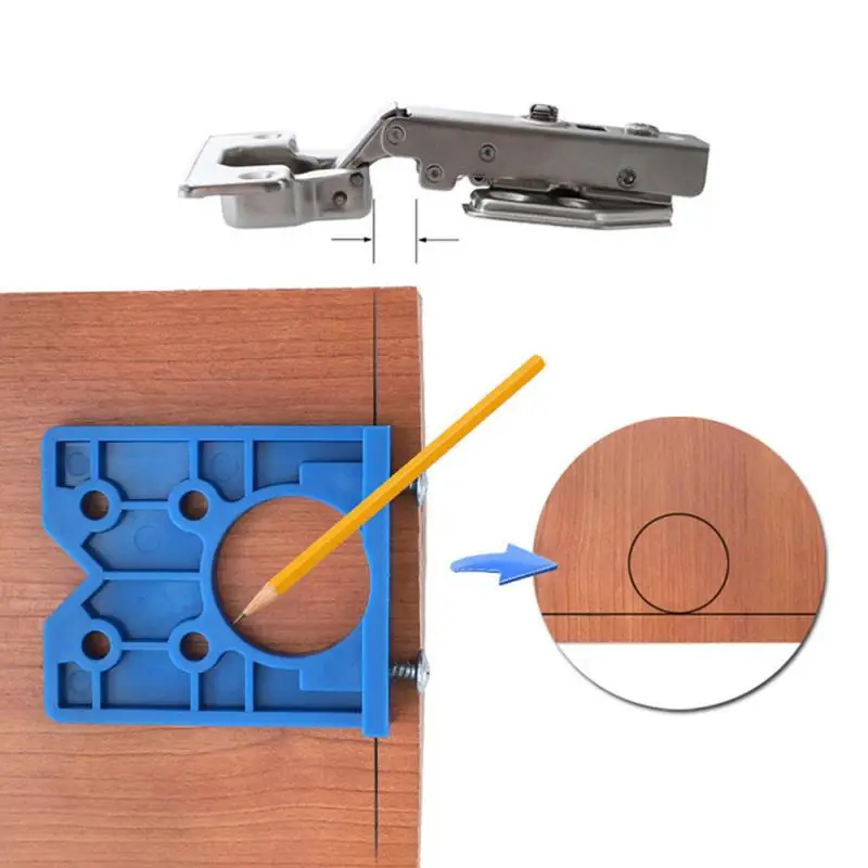 35 мм шарнирное отверстие локатор дверная петля позиционирование шаблон деревообрабатывающий шарнир пробивая установка помощь шарнирный позиционер Dropshipp