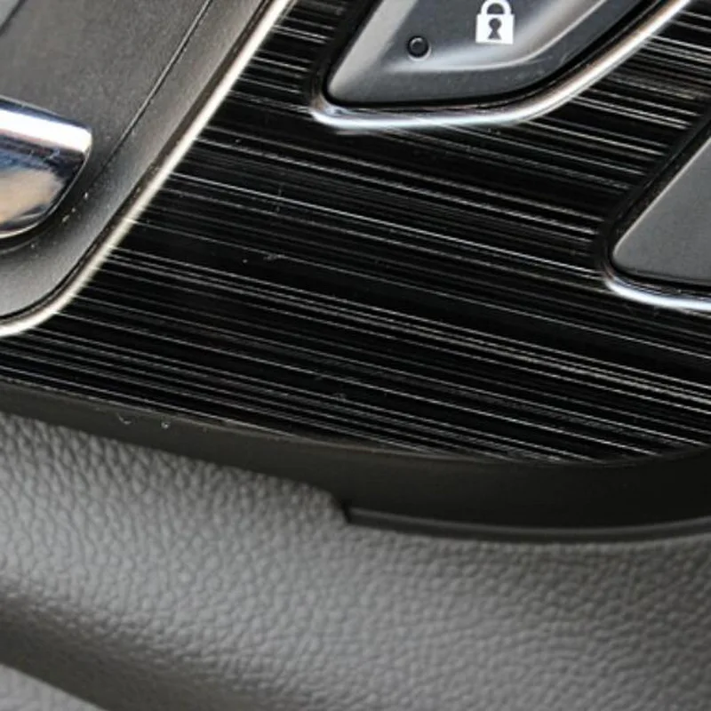 Tonlinker Interior Door Handle Cover case Sticker for Chevrolet Malibu-19 Car Styling 4 PCS Stainless steel Cover Sticker