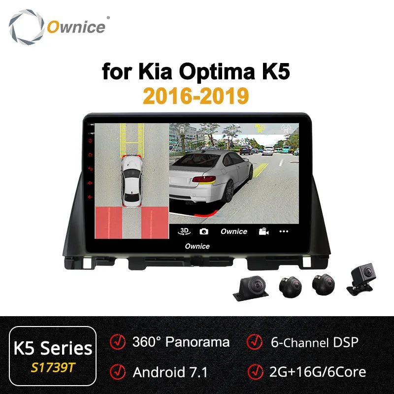 Ownice K1 K2 K3 10," 2 Гб ОЗУ Восьмиядерный Android 9,0 автомобильный DVD стерео радио gps плеер для KIA K5 OPTIMA 2011-4G SIM - Цвет: S1739 K5