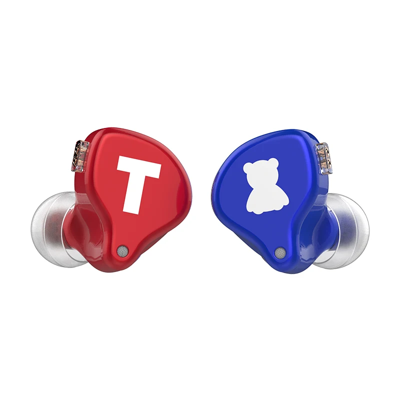 TFZ S2 PRO Наушники 3,5 мм линейный тип 0,78 мм pin HiFi In-наушники - Цвет: Red Blue