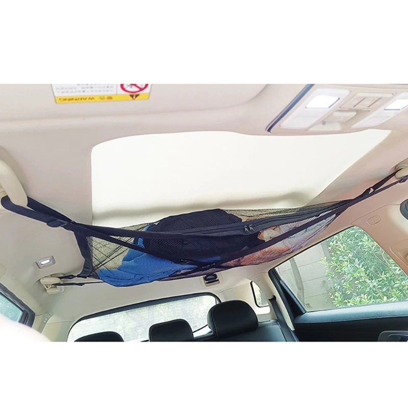 Upgraded Car Sundries Storage Pouch Interior Roof Band Strap Design Bag Organizer Fit for Most Cars Ceilings . | Автомобили и