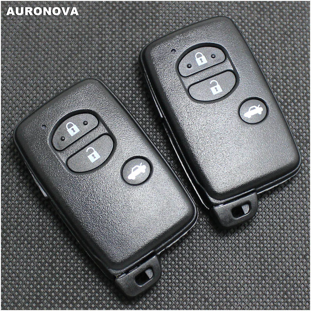 Auronnova новая Замена ключа без ключа для TOYOTA HIGHLANDER VENZA PRIUS RAV4 3+ 1 кнопки дистанционный ключ-брелок от машины чехол