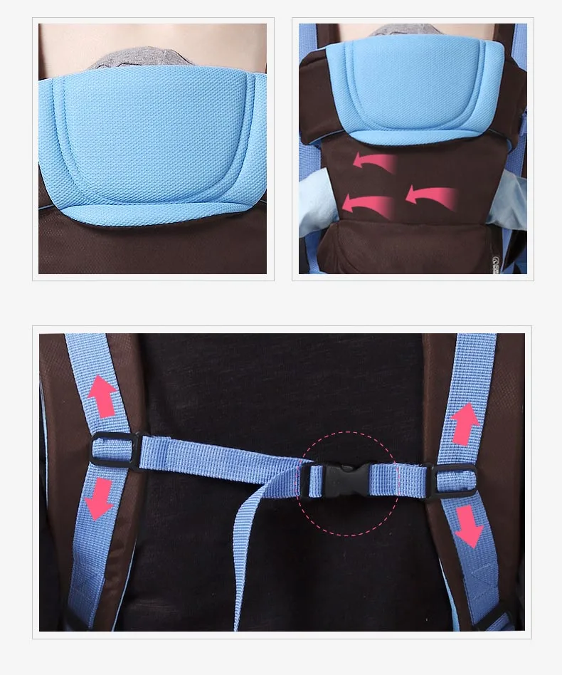 Рюкзаки-кенгуру эргономичный кенгуру для младенцев; Детские Hipseat Перевозчик Передняя детская Обёрточная бумага слинг