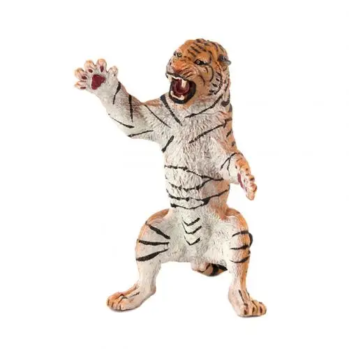 Male Tiger Моделирование тигра семья диких животных фигурка детская игрушка ручной работы ремесло для детей Юрского периода Динозавр ребенок - Цвет: Male Tiger