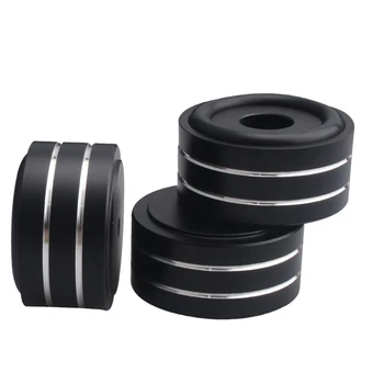 

4PCS 40*20mm Machined Full Aluminum Amplifier Feet PC Chassis Speaker Cabinet Isolation Stand Base AMP DAC Turntable Pad