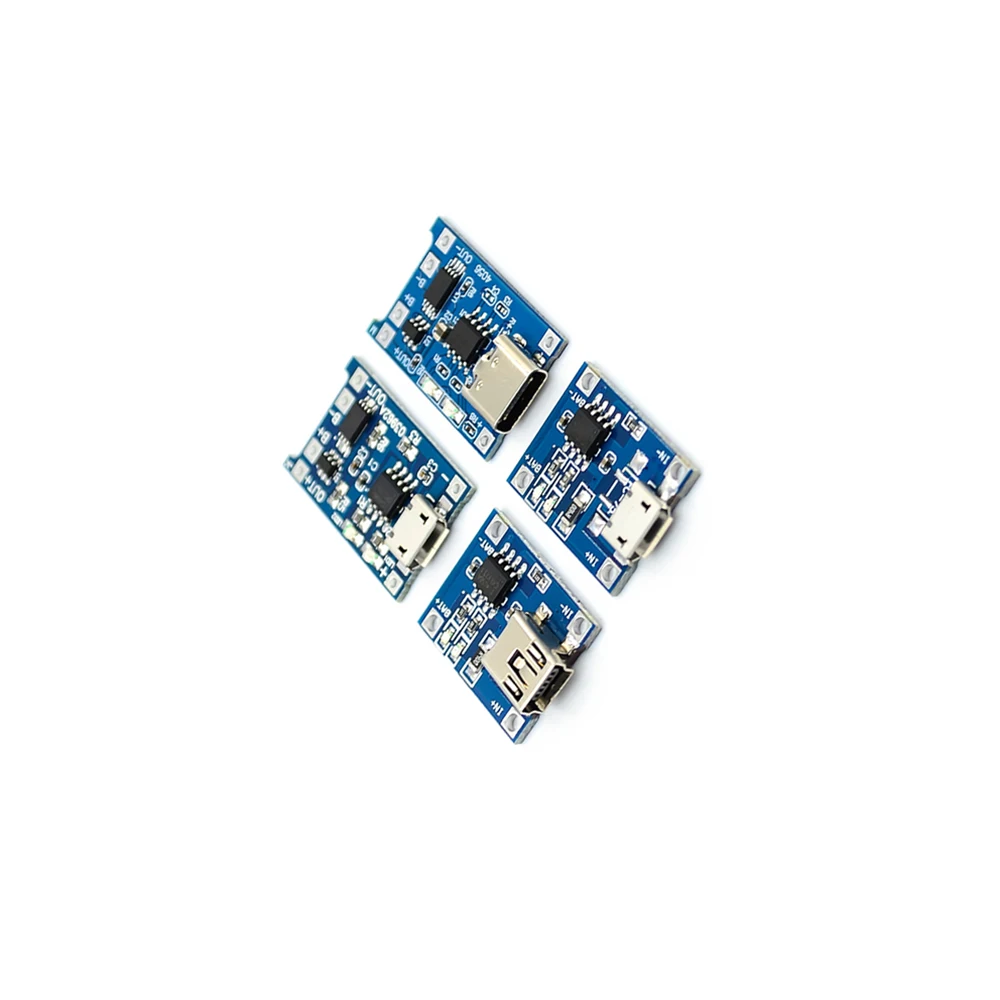 5V 1A Micro Mini TYPE-C USB 18650 Lithium Battery Charging Board Charger Module + Protection Dual Functions TP4056 Module 5Pcs/LOT