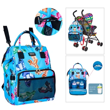

New Waterproof Diaper Bag for Mommy Maternity Printing Nappy Backpack Baby Infant Organizer Nursing Changing Mother Bag to Care