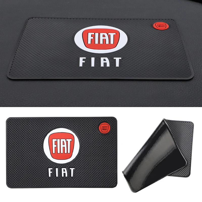 Uds coche antideslizante Mat salpicadero Interior Teléfono de PVC antideslizante almohadilla de Gel pegajoso para FIAT 500 Grande-Punto Astra Bravo Panda Tipo