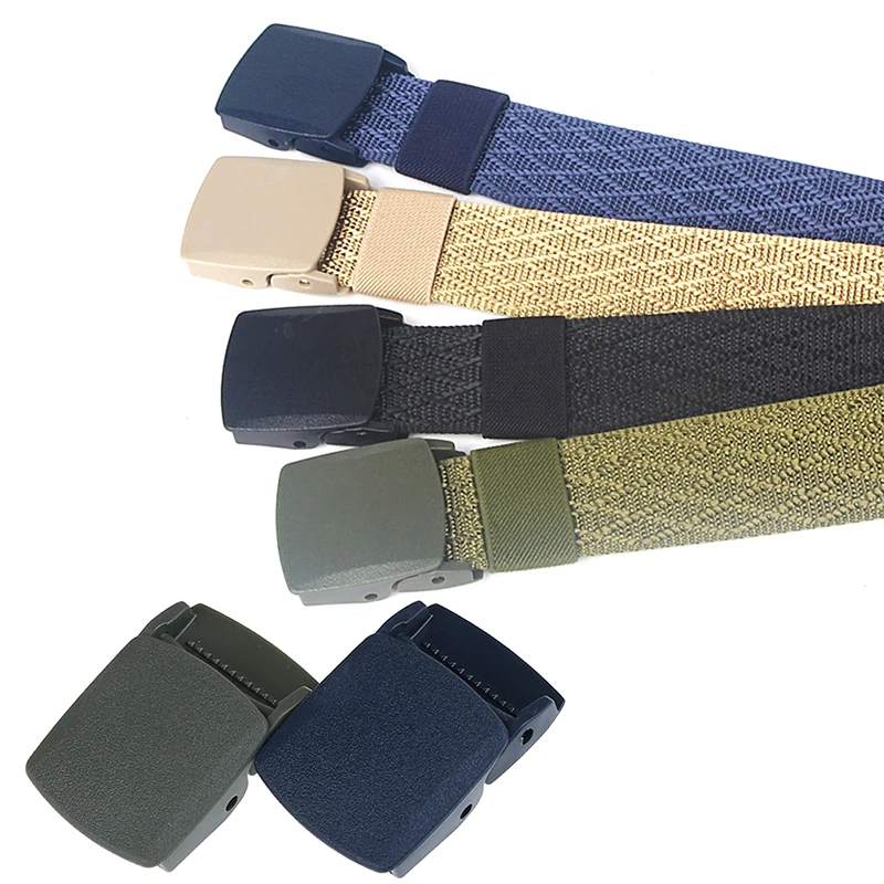 32mm Plastic Belt Buckle For Men's Canvas DIY Accessories Cosplay Military Adjustable Tied Nylon Webbing 1PCS |