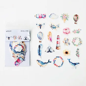 

1 Pack (40 pcs stickers) Castle in the City Paper Stickers DIY Decorative Sealing Paste Stick Label Kids Gift