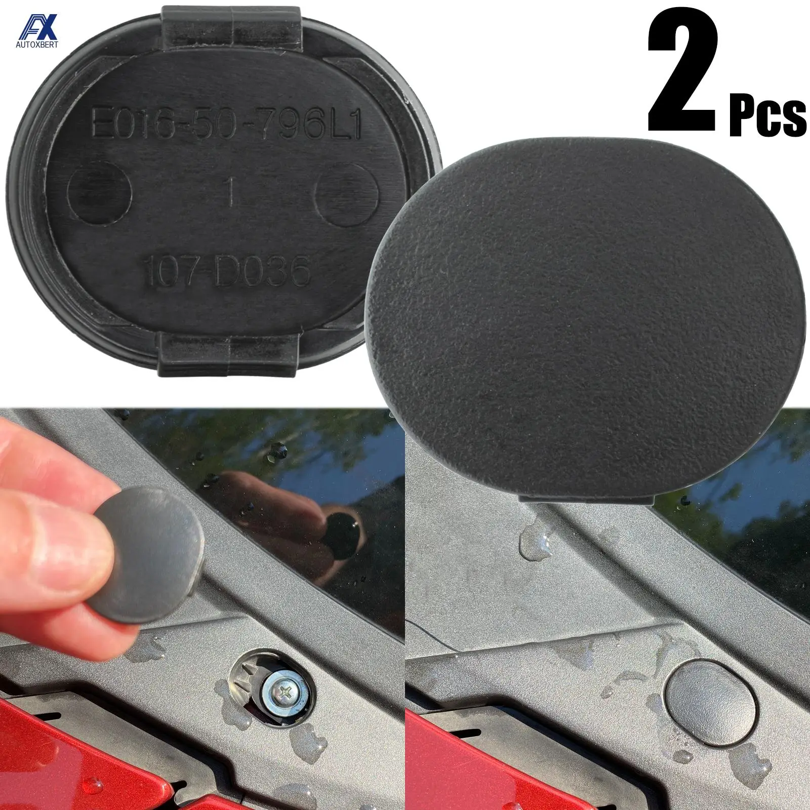 2X Per Mazda 3 Bk Mx5 Miata Na Nb Nc Rx7 Millenia Eunos Per Ford Sonda Laser Tioia Parabrezza Cappuccio Griglia Coperchio Vite Tergicristallo