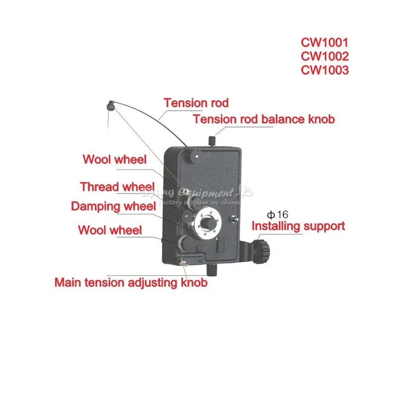 Механический демпфирующий натяжитель Регулятор натяжения для LY 810 820 катушки обмотки машины