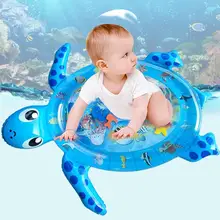 Baby Kids Water Play Mat Toys Inflatable Patted Pad Baby Water Cushion Environment Friendly PVC Turtles Pattern Pad