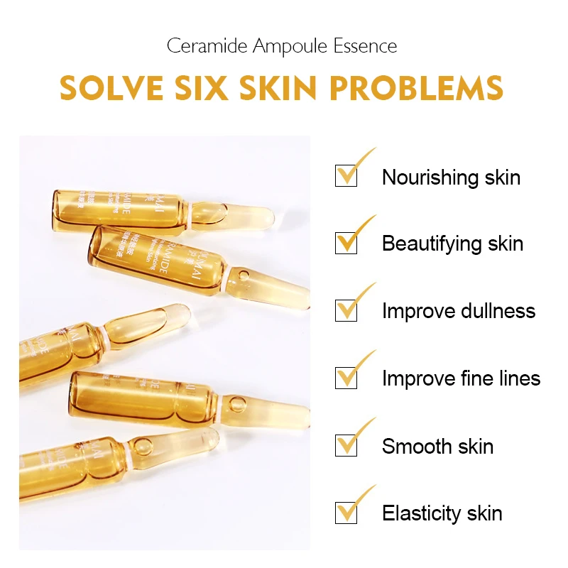HOUMAI Hyaluronic Acid Ampoule Face Serum Shrink Pores Anti Ance Nicotinamide Whitening Moisturizer Anti Aging Wrinkle 2