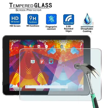 

For Argos Alba 10 Inch -Premium Tablet 9H Tempered Glass Screen Protector Film Protector Guard Cover