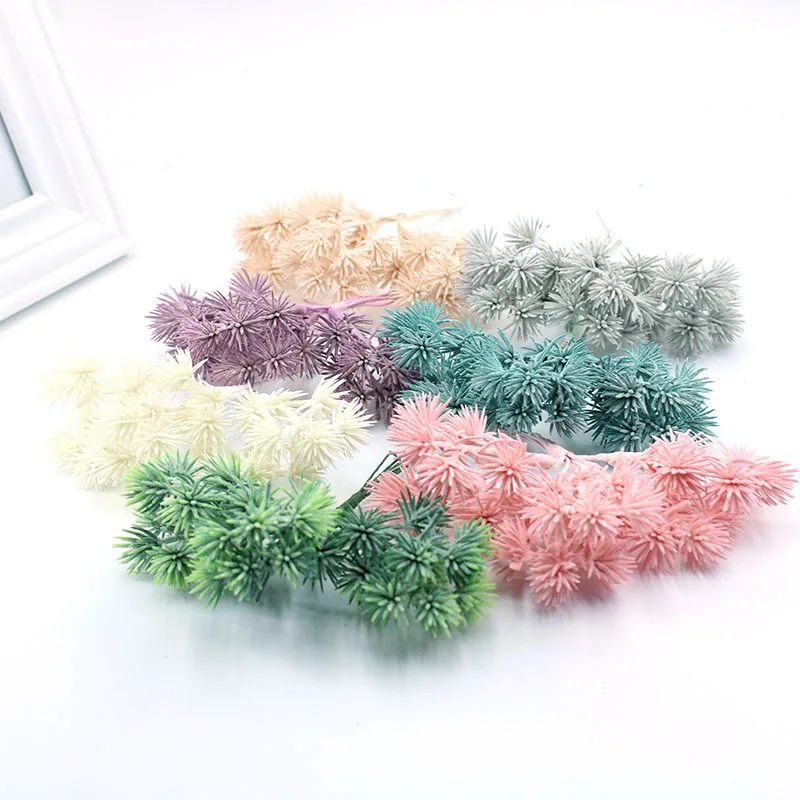 6pcs-multicolor-Christmas-decoration-plant-wreath-wedding-decoration-flower-handmade-diy-gift-box-accessories-artificial-flower