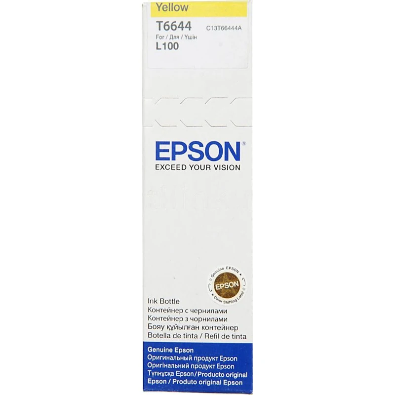 Картридж EPSON T6644, желтый