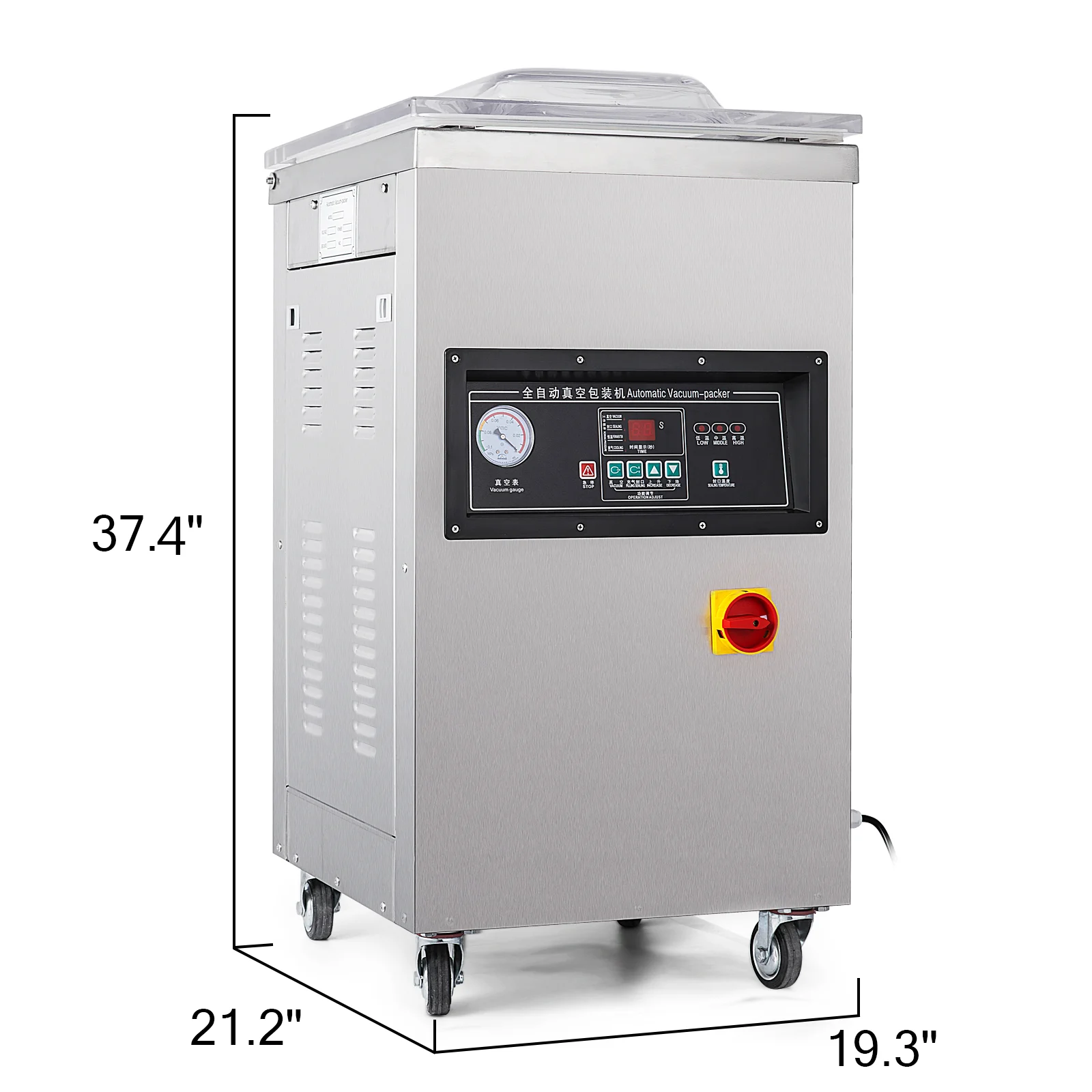 1000W Vacuum Packing Sealing Sealer Machine Extra Deep Chamber Automatic Package