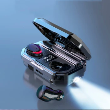 

TWS Bluetooth Earphones 2000mAh Charging Box Wireless Headphone CVC8.0 Noise Canceling Mini Sports Waterproof Earbuds Headsets
