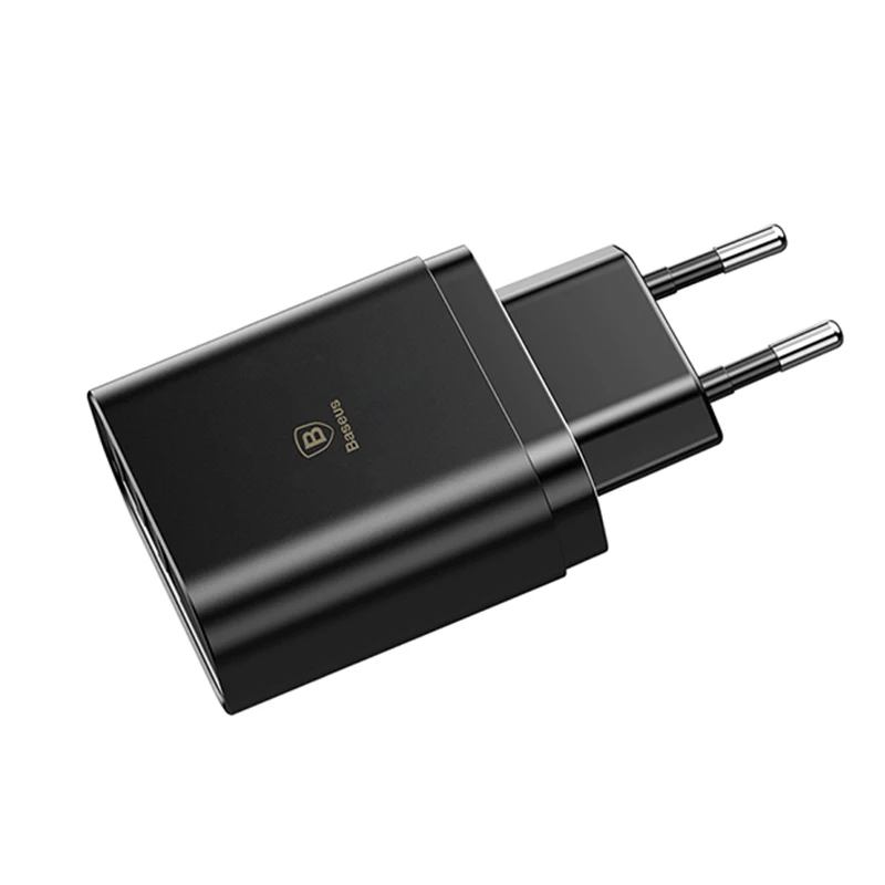 Baseus Мульти USB зарядное устройство для iPhone samsung Xiaomi Mi Быстрая зарядка Turbo несколько настенных зарядных устройств EU US Plug зарядное устройство для мобильного телефона