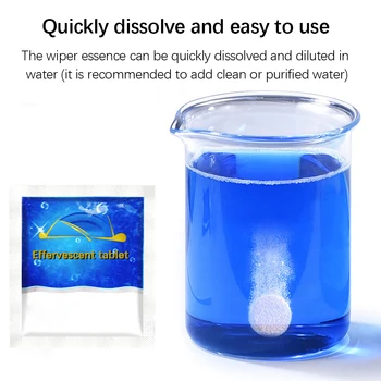 

10 PCS Effervescent Spray Cleaner Car Solid Wiper Fine Auto Window Windshield Glass Cleaner Auto Products Car Accessories