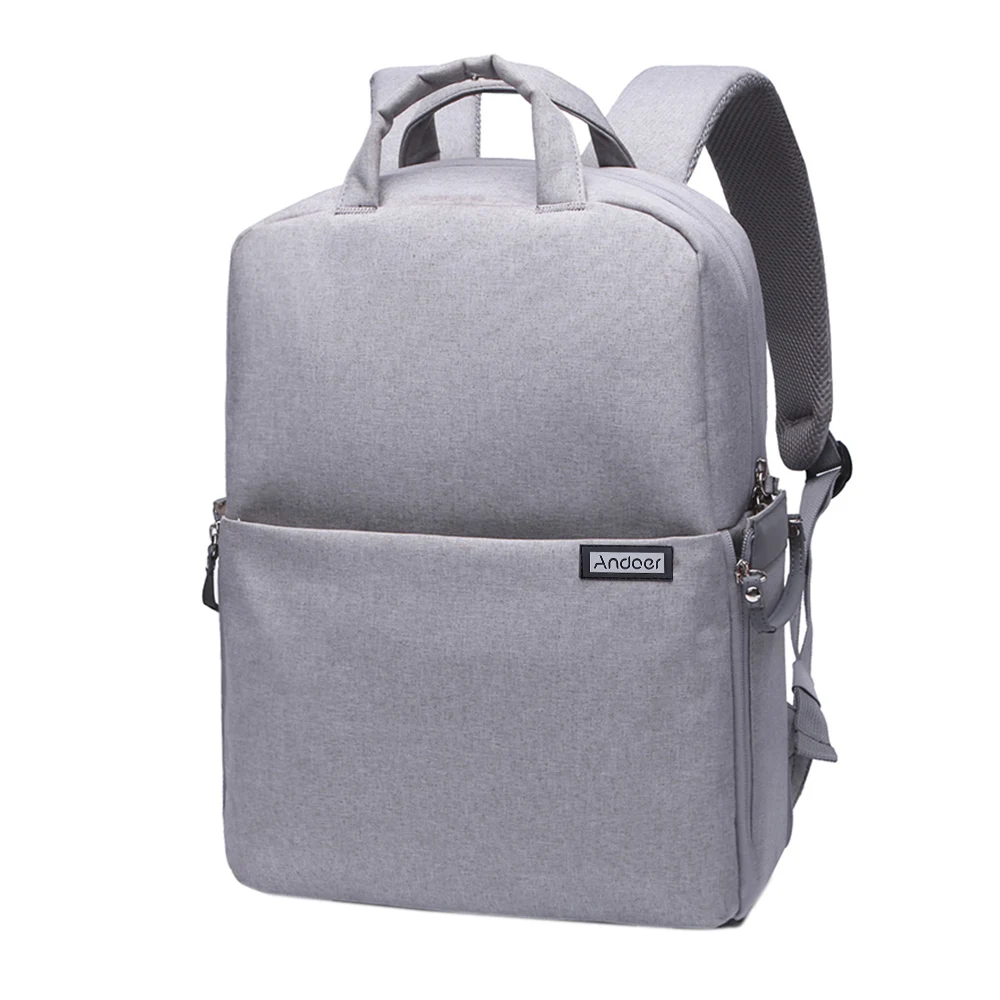 

Andoer Water-resistant Shockproof DSLR Camera Bag Photography Video Backpack Leisure Shoulder Bag for Nikon with Rain Cover