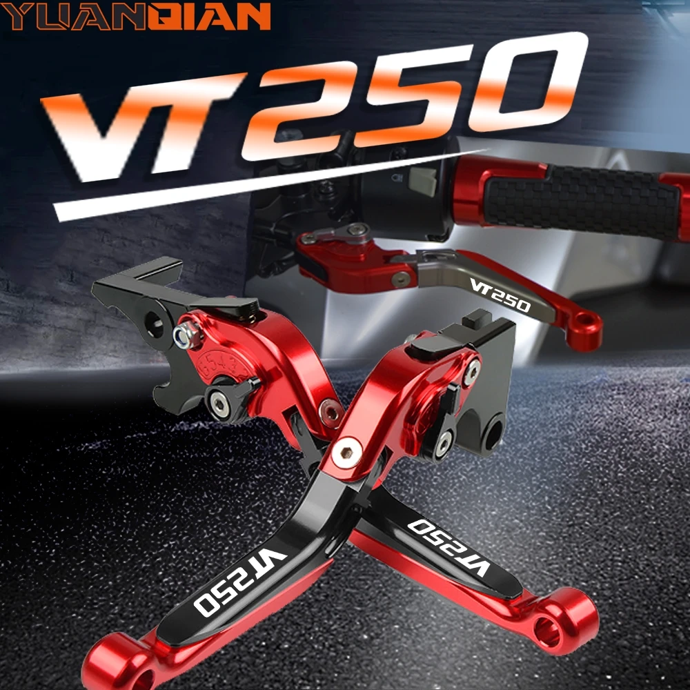 Рычаги тормоза и сцепления для мотоциклов HONDA VT250 MC20 SPADA 1989 1990 1991 складные