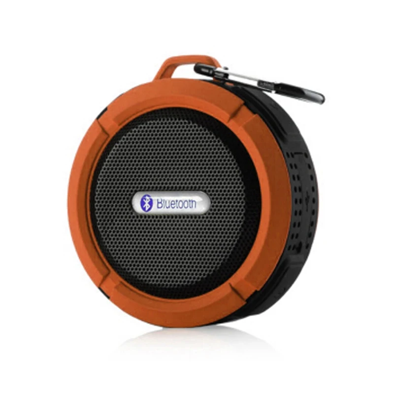 Orange Водонепроницаемый Bluetooth динамик открытый портативный присоска Мини Bluetooth динамик мобильный автомобильный сабвуфер динамик - Цвет: Orange