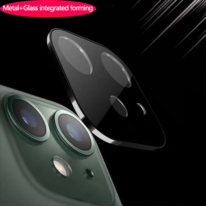 

Metal+Glass integrated Camera Lens Protector cover for iPhone 11 Pro Full Protection Ring for iPhone 11 XS MAX XR Camera Film
