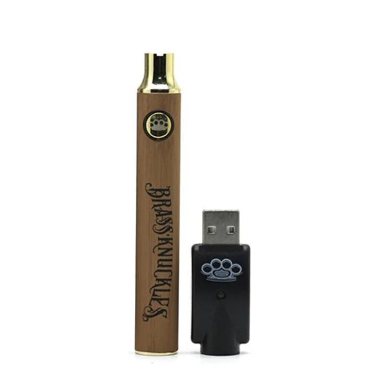 Wood color 2 шт CBD BK батарея электронная сигарета 650 мАч 900 мАч Vape ручка батарея предварительного нагрева 510 нить Vape ручка батарея переменного напряжения - Цвет: Wood color