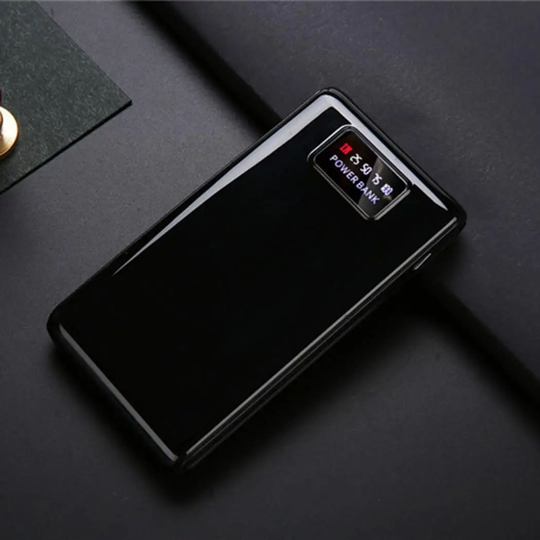 Бесплатная Сварка power Bank Shell ЖК экран цифровой дисплей чехол для телефона с