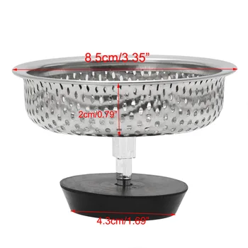 

2020 New Sink Garbage Strainer Stainless Steel Mesh Kitchen Strainer Disposer Plug Drain Stopper Filter