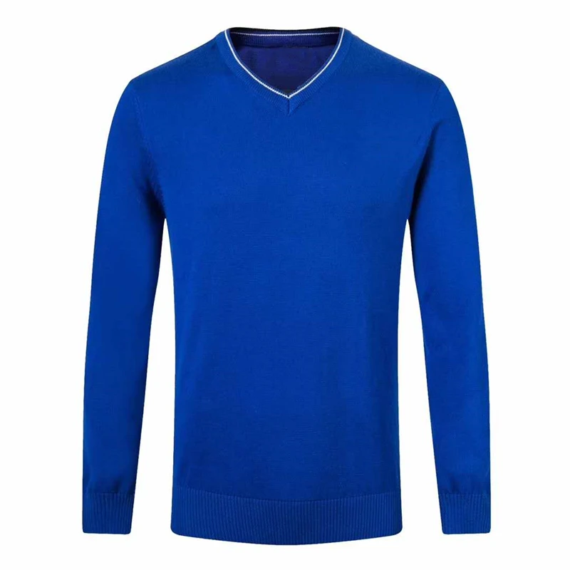 

UKFP001 high quality men Wheat ear V-neck cotton sweater winter jersey Jumper hombre pull homme hiver pullover Knitted sweaters